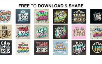 free Team Jesus sharable graphics